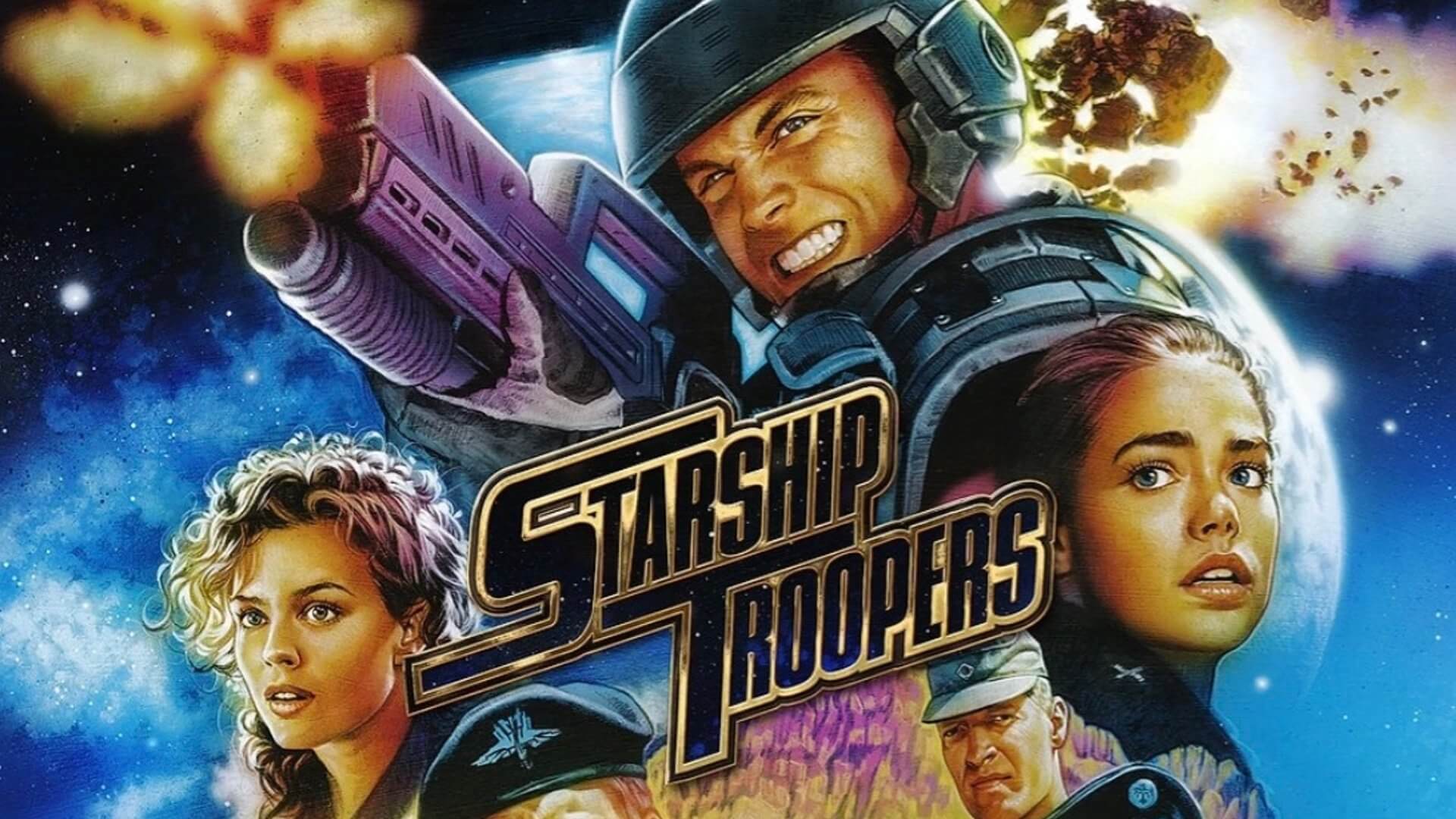 Starship Troopers movie poster.