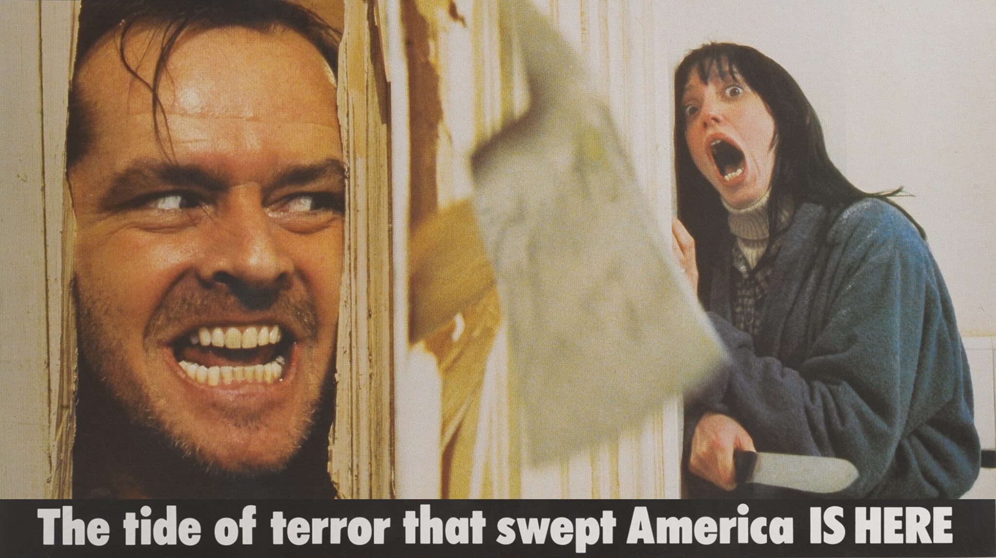 The Shining movie poster.